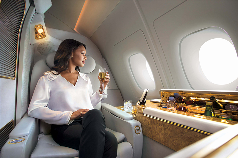 Champagner über den Wolken: Acht spannende Fakten zum Champagner-Erlebnis an Bord von Emirates
